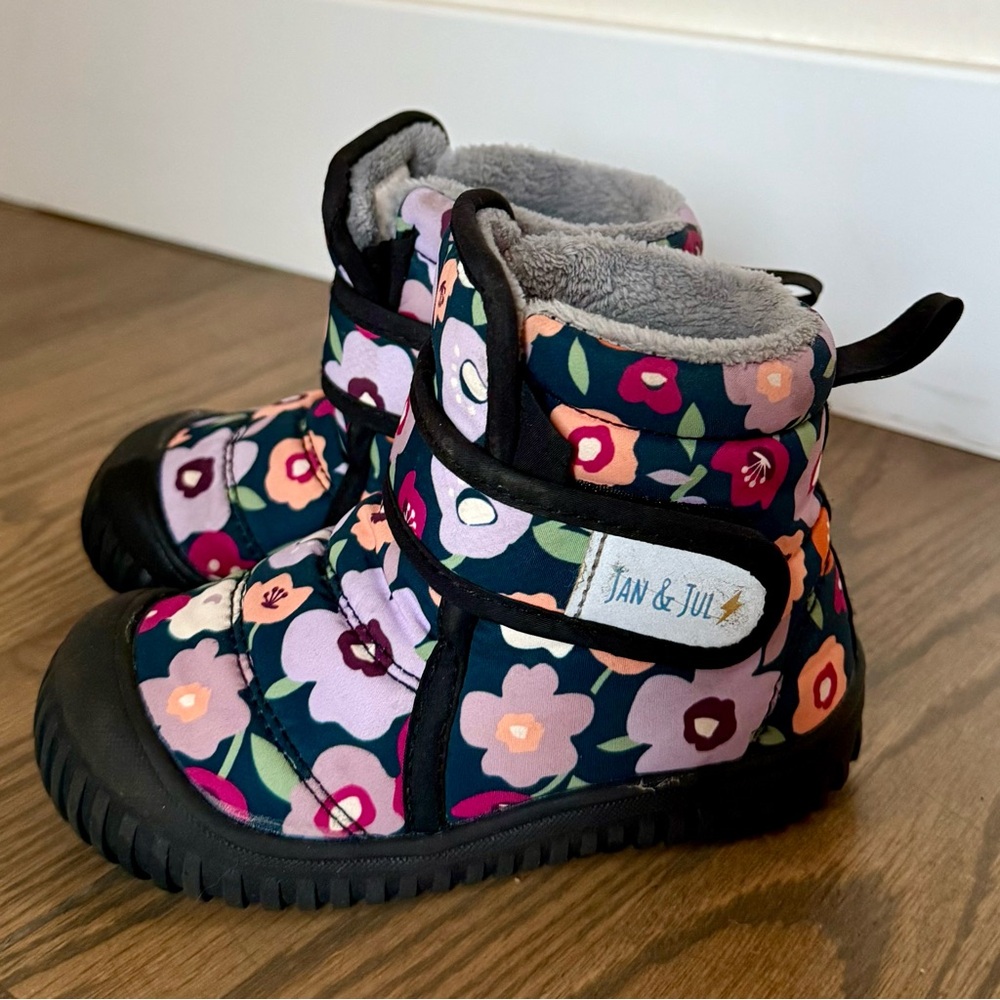 Jan and Jul toddler insulated ankle boots